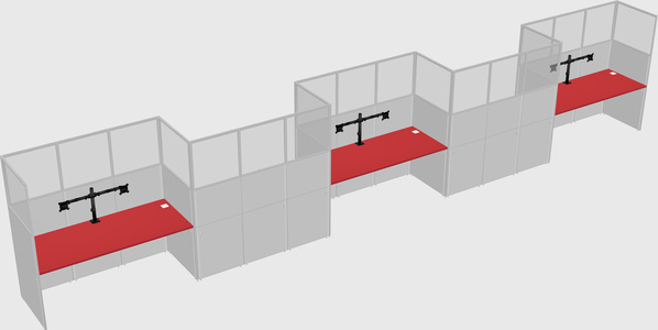 Rectangular cubicles