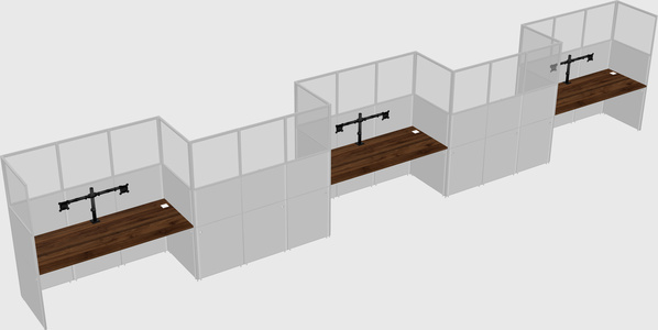 Rectangular cubicles