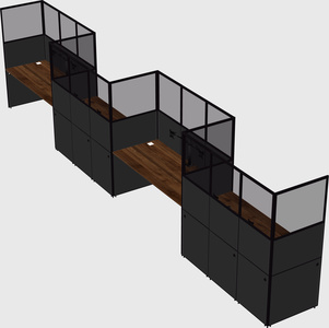Rectangular cubicles