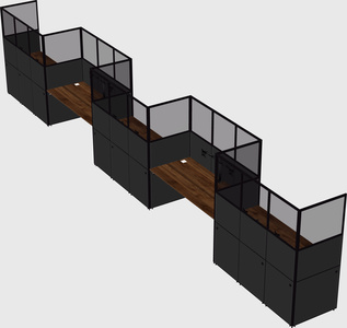 Cabines rectangulaires