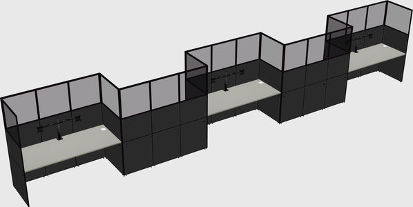 Rectangular cubicles