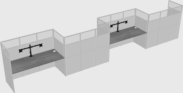Rectangular cubicles