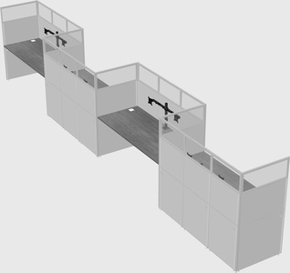 Rectangular cubicles