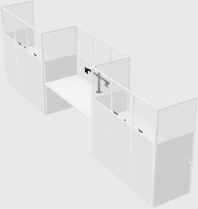 Rectangular cubicles