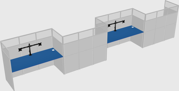 Rectangular cubicles