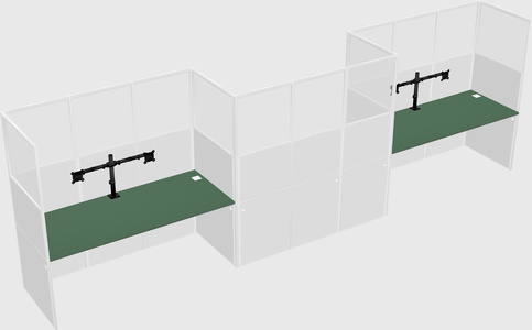 Rectangular cubicles