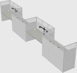 Rectangular cubicles