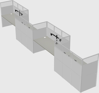 Rectangular cubicles