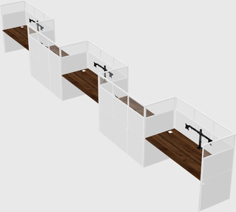 Rectangular cubicles