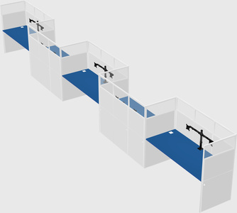 Rectangular cubicles