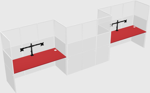 Rectangular cubicles