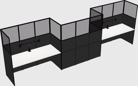 Rectangular cubicles