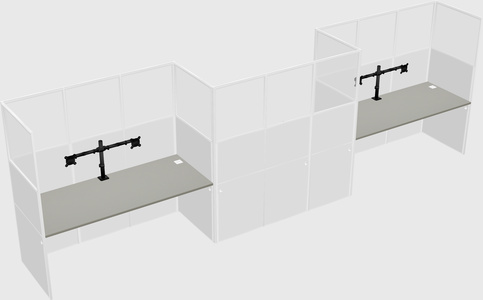 Cabines rectangulaires