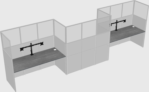 Cabines rectangulaires