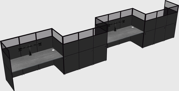 Rectangular cubicles
