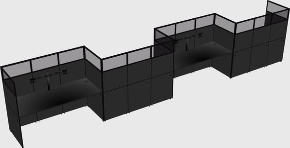Rectangular cubicles