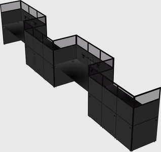 Rectangular cubicles