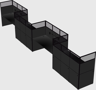 Rectangular cubicles