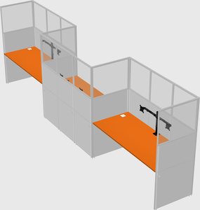 Rectangular cubicles