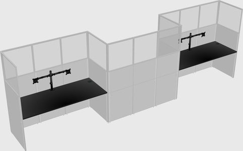Rectangular cubicles