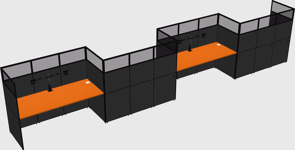 Rectangular cubicles