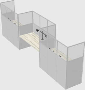 Rectangular cubicles