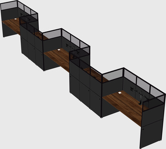 Rectangular cubicles