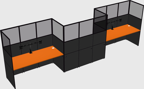 Cabines rectangulaires