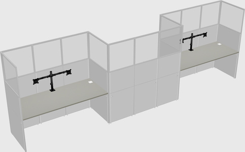 Rectangular cubicles