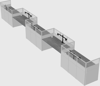 Rectangular cubicles