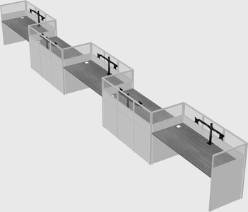 Rectangular cubicles