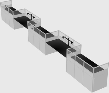 Rectangular cubicles