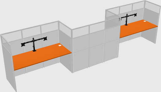 Rectangular cubicles