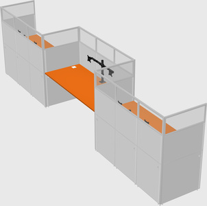 Rectangular cubicles