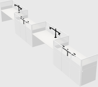 Rectangular cubicles