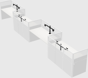 Rectangular cubicles