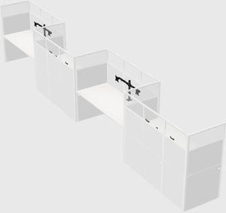 Cabines rectangulaires