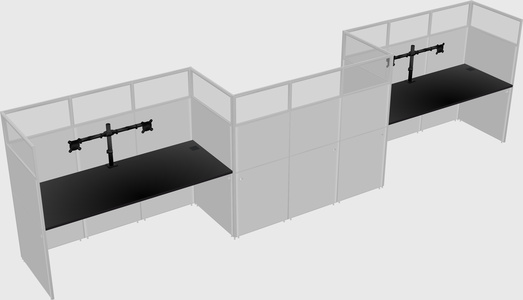Rectangular cubicles