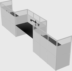 Rectangular cubicles