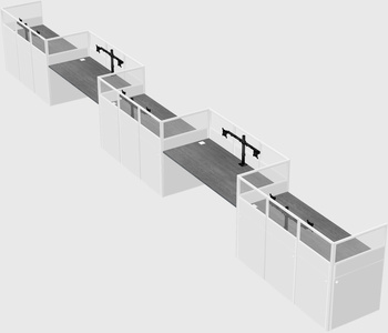 Rectangular cubicles
