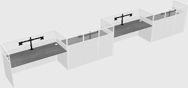 Rectangular cubicles