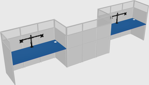 Rectangular cubicles