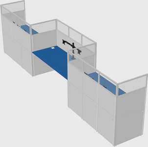 Rectangular cubicles