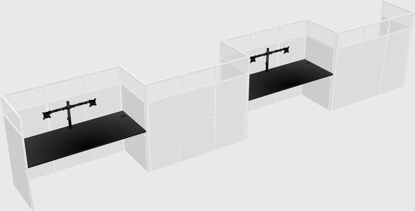 Rectangular cubicles