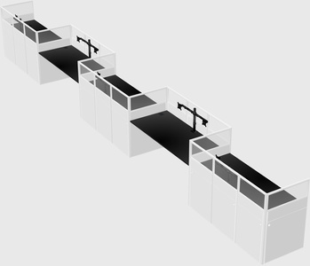 Rectangular cubicles