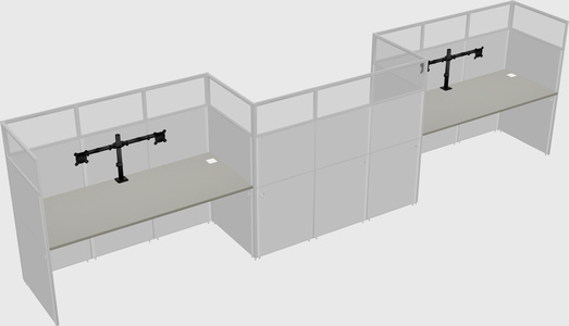 Rectangular cubicles