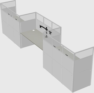 Rectangular cubicles