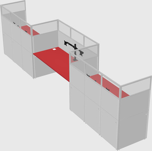 Rectangular cubicles