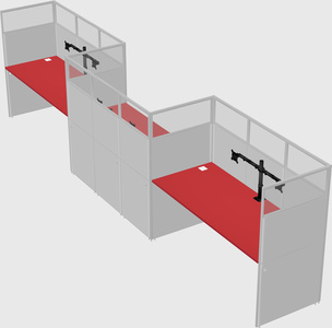 Rectangular cubicles