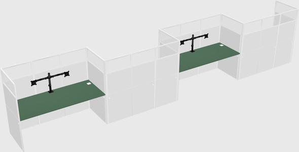 Rectangular cubicles